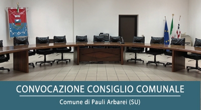 Convocazione del Consiglio Comunale per i giorni: 29.07.2019 ore 13,15 e 30.07.2019 ore 13,00.