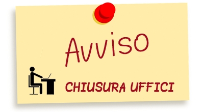 CHIUSURA UFFICI COMUNALI NELLA GIORNATA DEL 16 AGOSTO 2019.