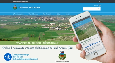Online il nuovo sito internet del Comune di Pauli Arbarei