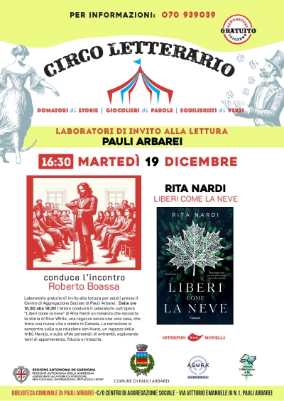 Circo Letterario. Laboratorio di Invito alla Lettura.