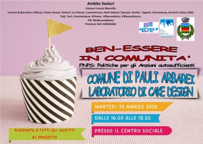 Progetto Ben-Essere in Comunit&agrave;. Laboratorio di cake design.